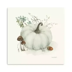White Pumpkin Canvas Art Print, 20x20 in.
