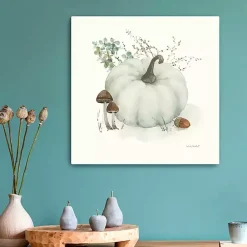 White Pumpkin Canvas Art Print, 20x20 in.