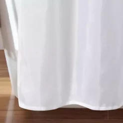 White Sequined Shower Curtain