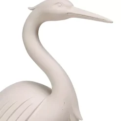 White Standing Egret Statue, 15 in.