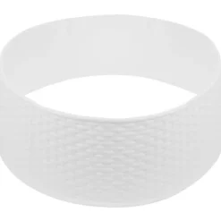 White Woven Rattan Tree Collar