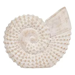 White Woven Seashell Statue