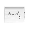 Whitewash Family Wooden Tray