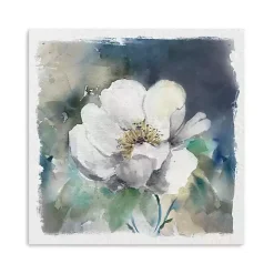 Whitewashed Peony Canvas Art Print