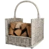 Willow Branch Firewood Basket