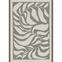 Winding Vine Framed Canvas Art Print