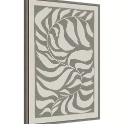 Winding Vine Framed Canvas Art Print