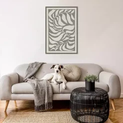 Winding Vine Framed Canvas Art Print