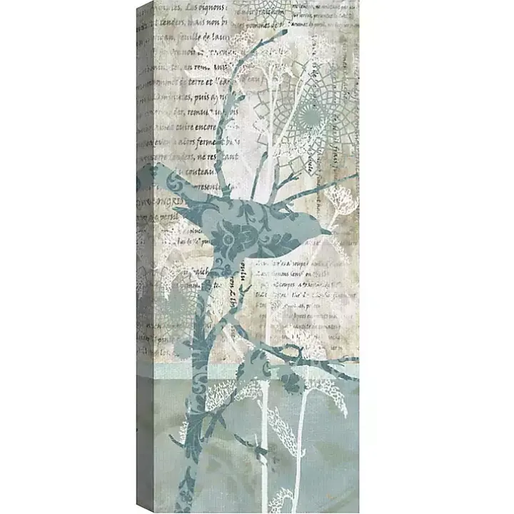 Winter Birds I & II Canvas Art Prints, Set of 2