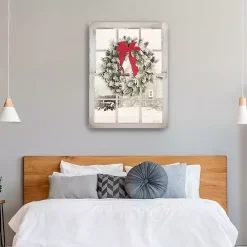 Winter Window View Canvas Art Print