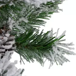 Wintergreen Flocked Pinecone Garland, 108 in.