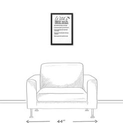 Witch's House Rules Halloween Wall Plaque