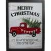 Wonderful Christmas Tree Truck Christmas Wall Art