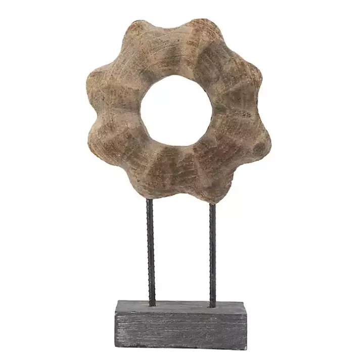 Wood Wave Ring Figurine