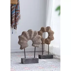 Wood Wave Ring Figurine