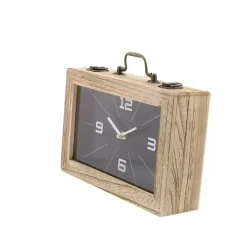 Wooden Novelty Briefcase Clock