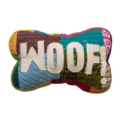 Woof Kantha Bone Shaped Pillow