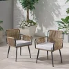 Woven Neutrals 2-pc. Outdoor Armchair Set