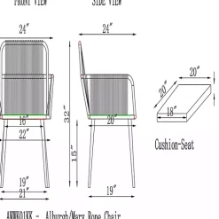 Woven Neutrals 2-pc. Outdoor Armchair Set