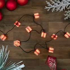 Wrapped Christmas Gifts 10-pc. String Lights