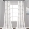 Yellow and Gray Stripe Curtain Panel Set, 95 in.