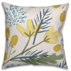 Yellow Botanicals Pillow