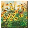 Yellow Flowers Outdoor Canvas Art Print