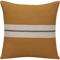 Yellow Single Stripe Pillow