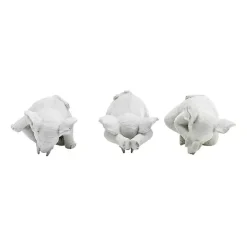 Yoga Elephant Statues, Set of 3